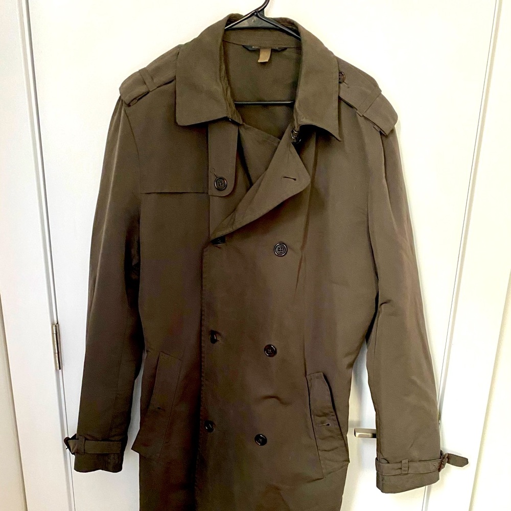 Banana Republic Men’s Khaki Trench Coat